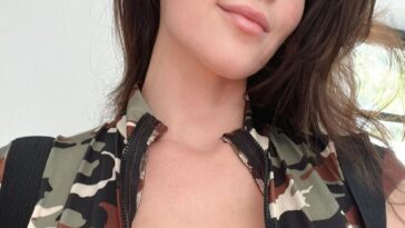 KittyPlays Sexy Cleavage Army Outfit Fansly Set Leaked
