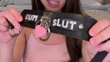 Christina Khalil Cum Slut Collar Gift Onlyfans Video Leaked